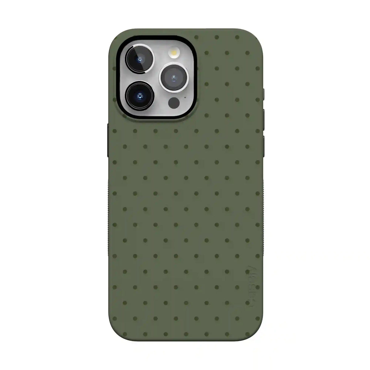 On the Dot | Olive Green Polka Dot Case