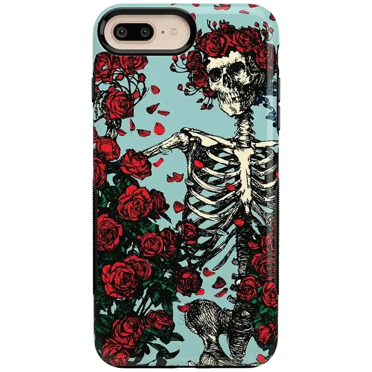 Forever Grateful | Grateful Dead Skeleton Floral Case