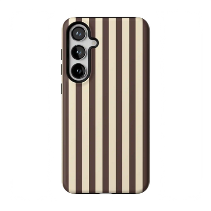 S'more Stripes | Brown Striped Case