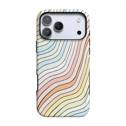 Ride The Wave | Pastel Rainbow Lined Case