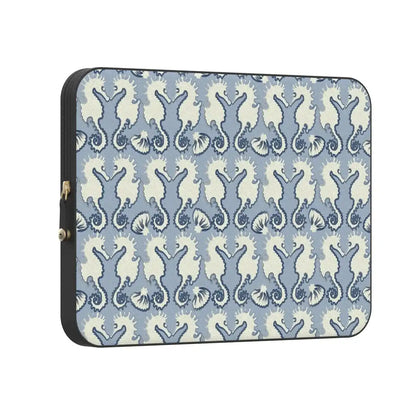 Seahorse Drift | Coastal Blues Laptop Case