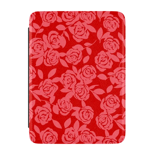 Final Rose | Red & Pink Floral Kindle Case