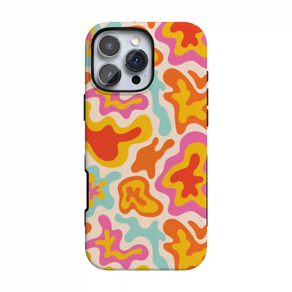 Tropical Color Splash | Abstract Retro Case