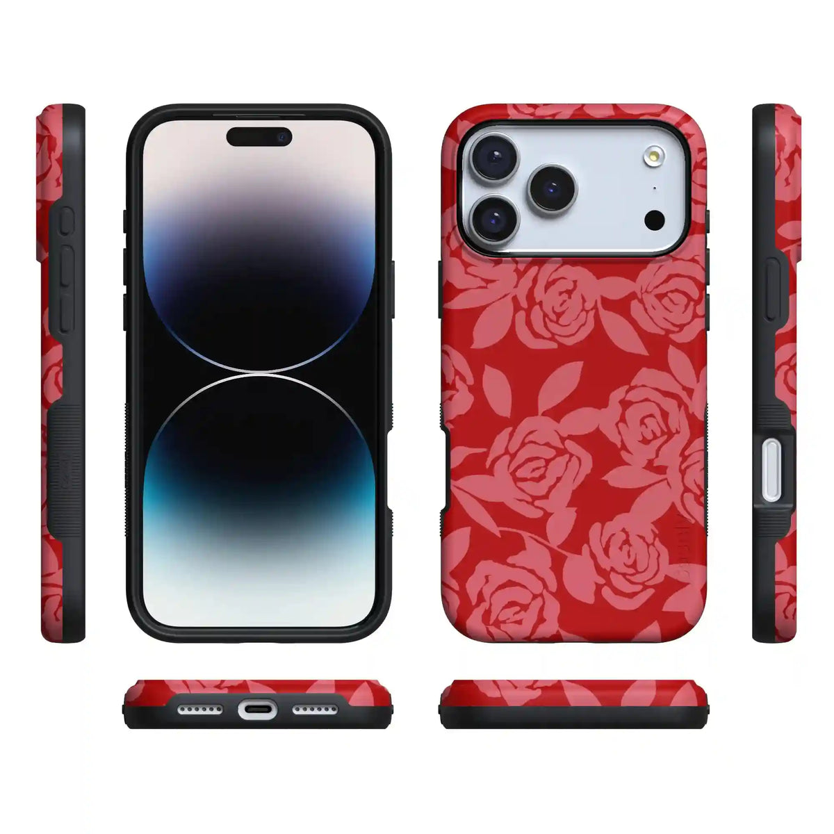 Final Rose | Red & Pink Floral Case