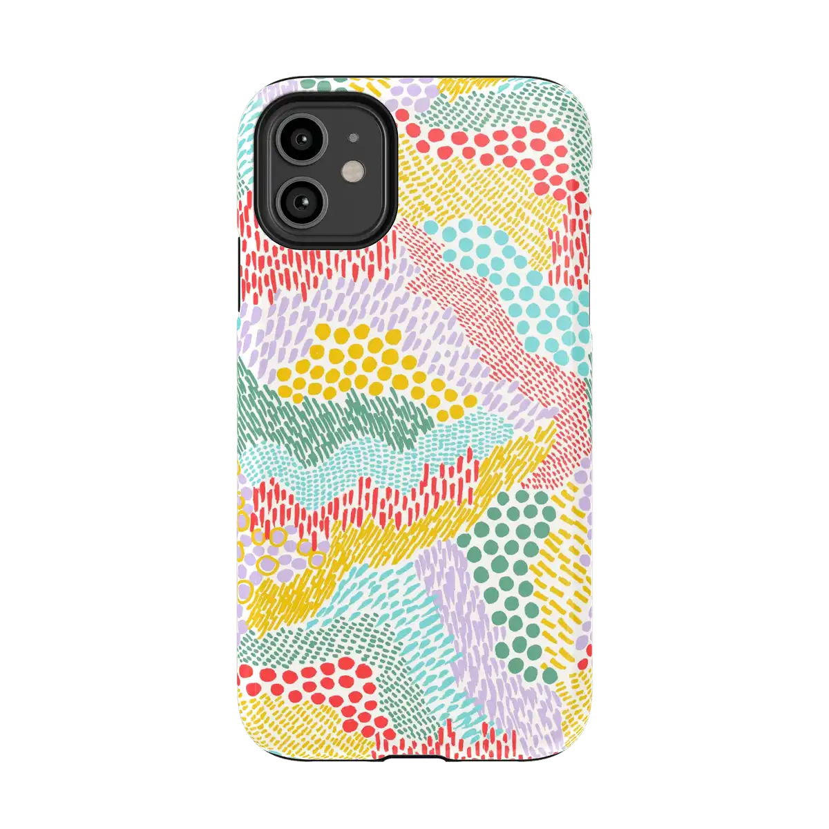 Color Me Happy | Pattern Colorblock Case