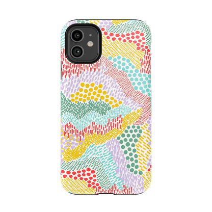 Color Me Happy | Pattern Colorblock Case
