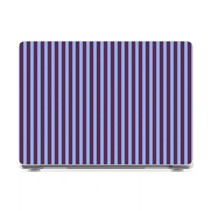 Perfect Stripes | Purple & Blue Stripes Laptop Shell
