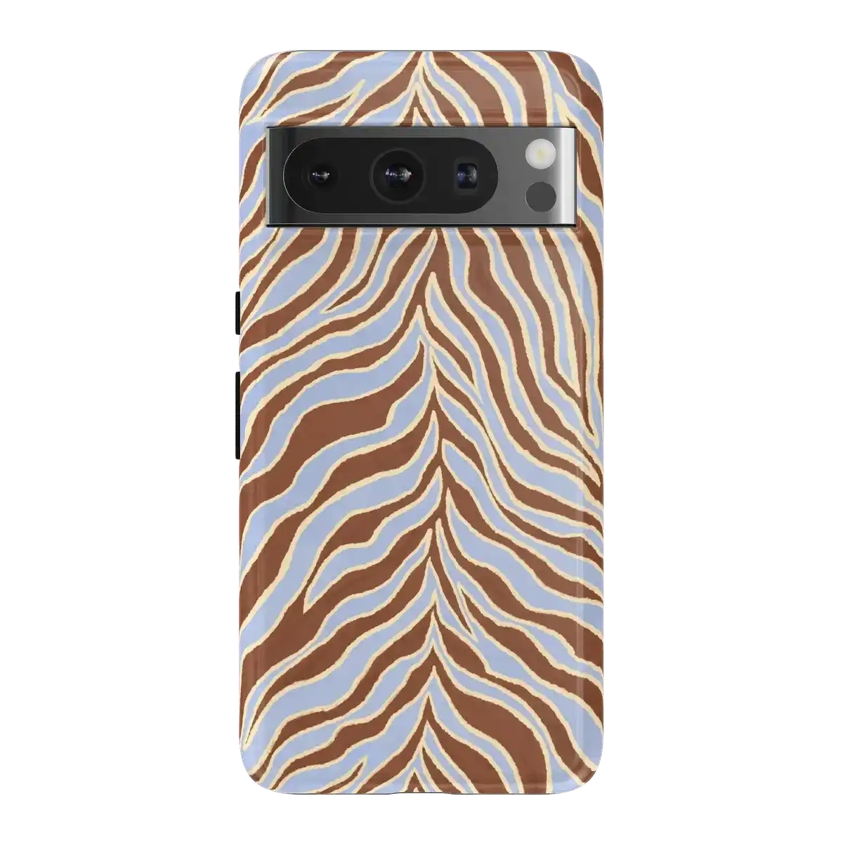 Untamed | Brown & Blue Zebra Case
