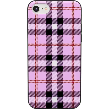 As if! | Light Purple Plaid Case
