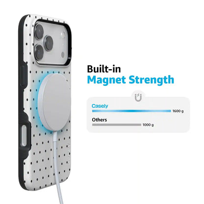 On the Dot | Black Polka Dot Case