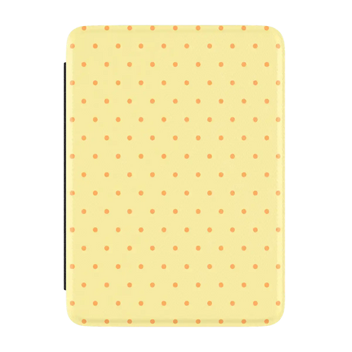 On the Dot | Yellow Polka Dot Kindle Case
