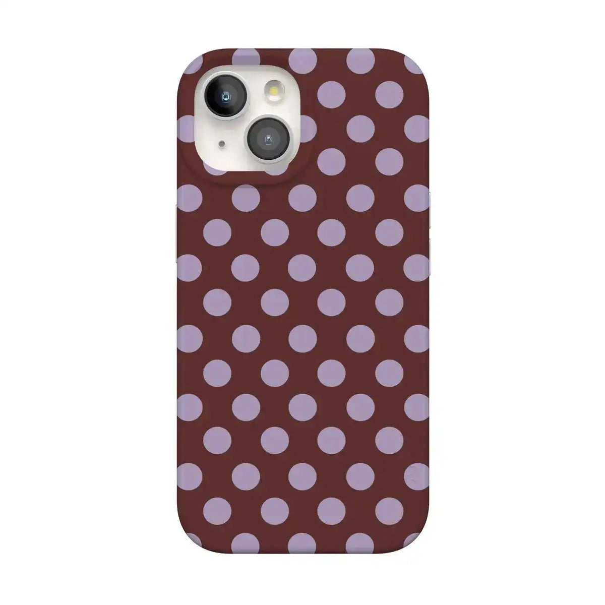Spotted in SoHo | Burgundy Polka Dot Case