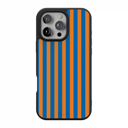 Go New York | Blue & Orange Stripes Case