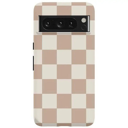 Fit Check | Neutral Checkerboard Google Pixel Case