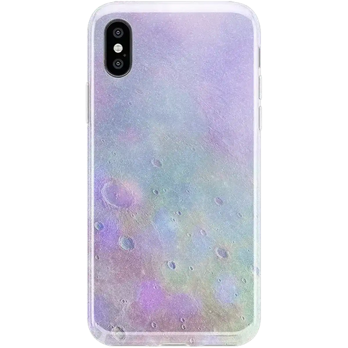 Over the Moon | Pastel Marble Moon Case