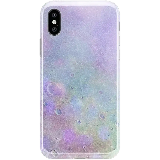 Over the Moon | Pastel Marble Moon Case