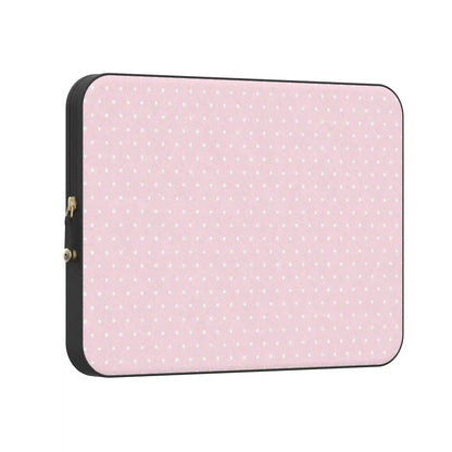 On the Dot | Pink & White Polka Dot Laptop Case