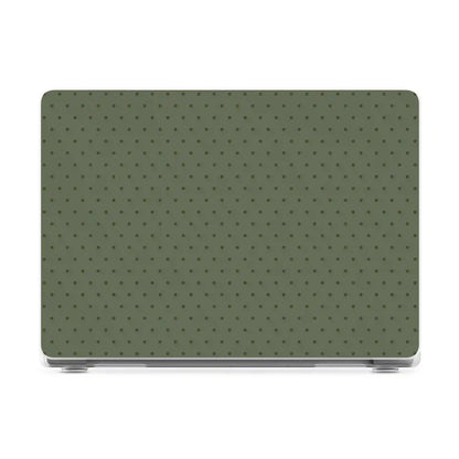 On the Dot | Olive Green Polka Dot Laptop Shell