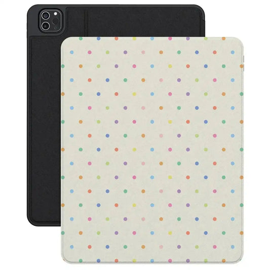 On the Dot | Rainbow Polka Dot iPad Case