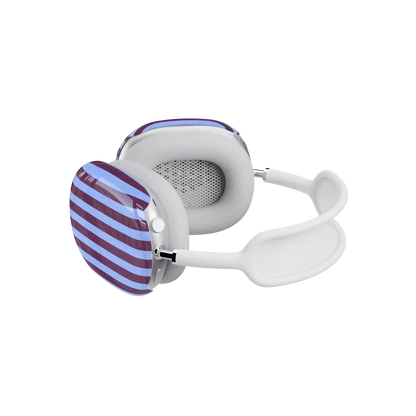Perfect Stripes | Purple & Blue Stripes AirPods Max Case