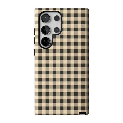 Cedar Lane | Black & Cream Gingham Case