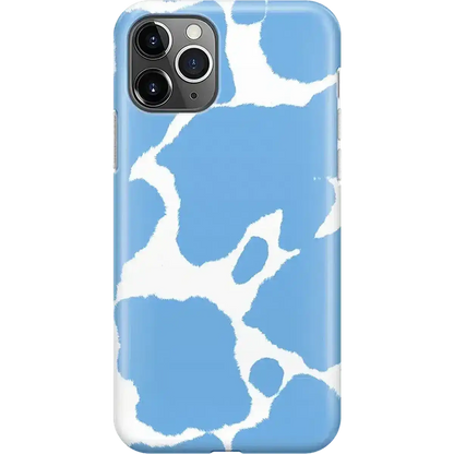 Current MOOd | Light Blue Cow Print Case