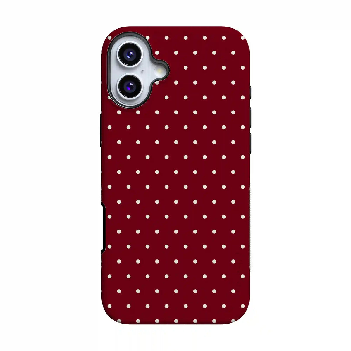 On the Dot | Maroon Polka Dot Case