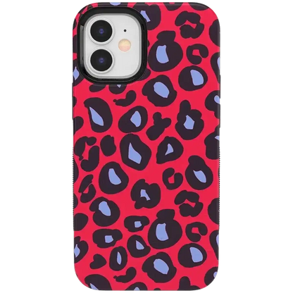 Into the Wild | Red & Blue Leopard Print Case