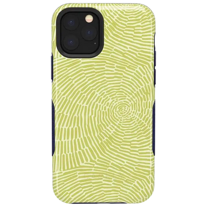 Swirl Away | Tea Green Geometric Case