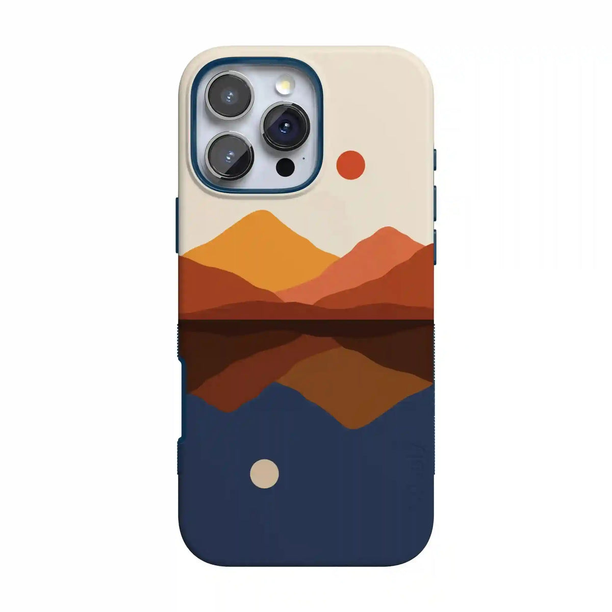 Opposites Attract | Day & Night Colorblock Mountains Case