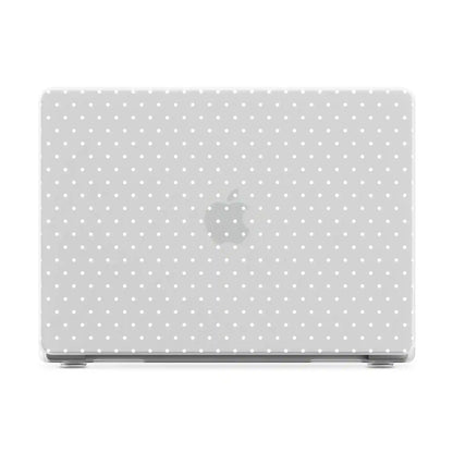 On the Dot | White Polka Dot Laptop Shell