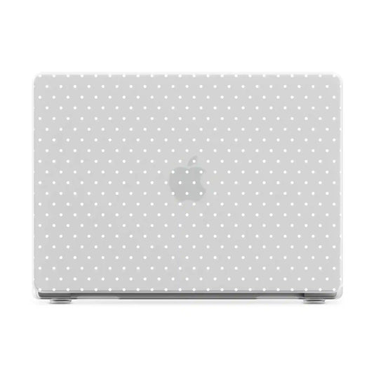 On the Dot | White Polka Dot Laptop Shell