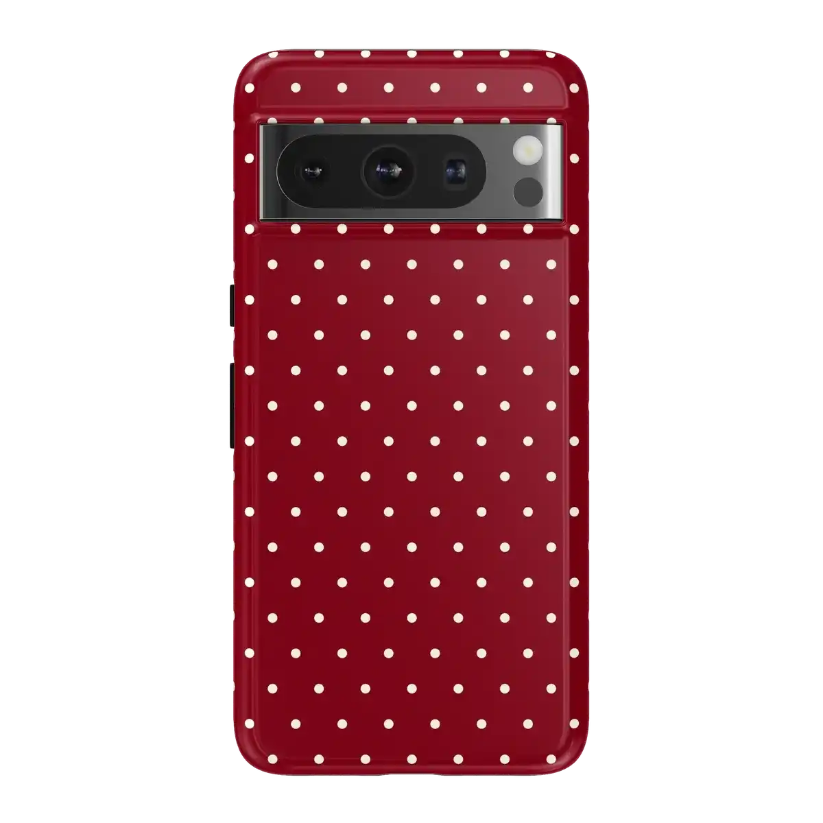 On the Dot | Maroon Polka Dot Case