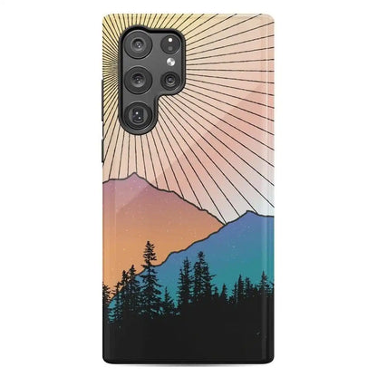 Golden Hour | Mountain Sunset Samsung Case