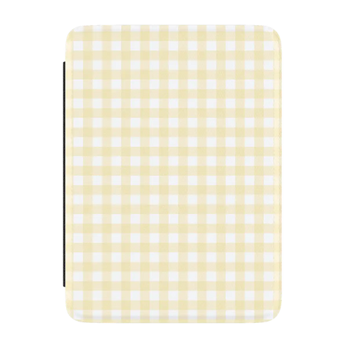 Pastel Picnic | Yellow Gingham Kindle Case