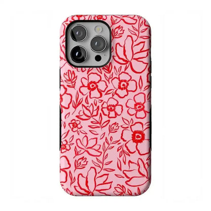 Blush Garden | Floral Doodle Case
