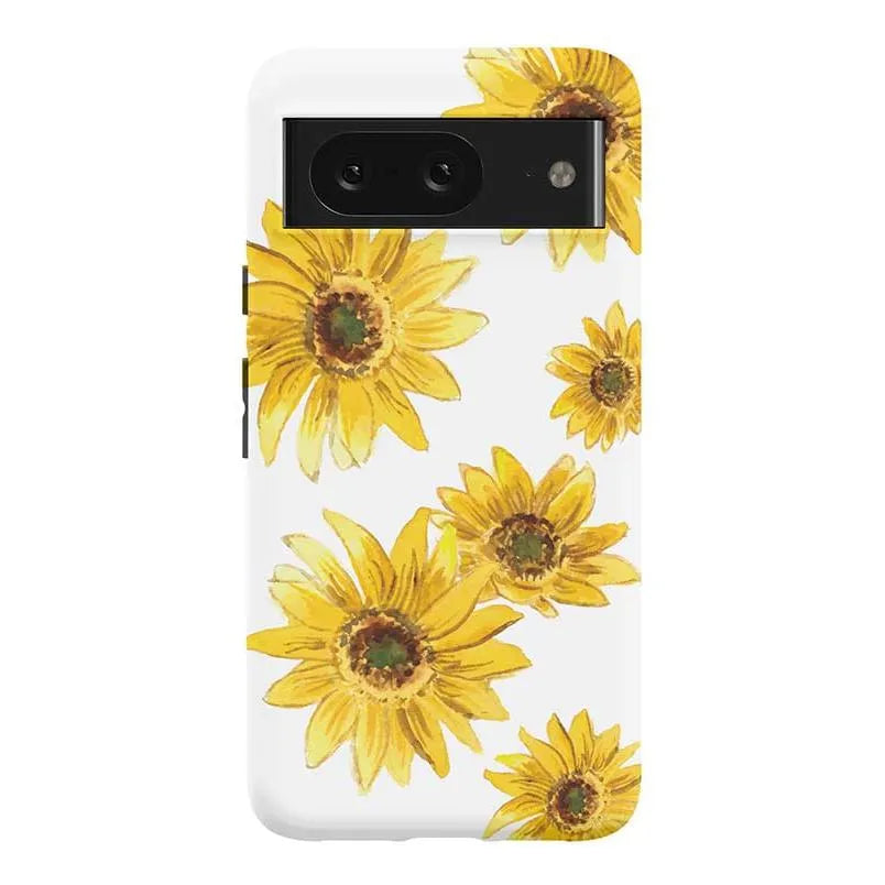 Golden Garden | Yellow Sunflower Floral Google Pixel Case