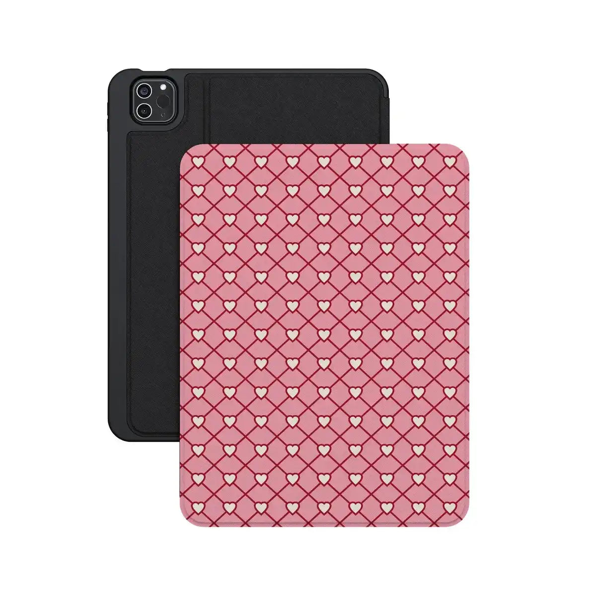 Love Locks | Pink Hearts iPad Case