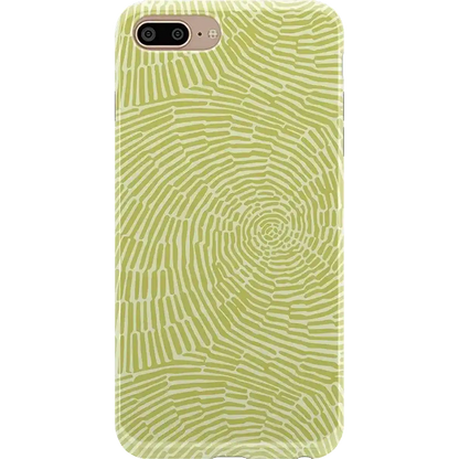 Swirl Away | Tea Green Geometric Case