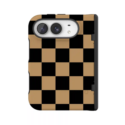 Fit Check | Black & Brown Checkerboard Case