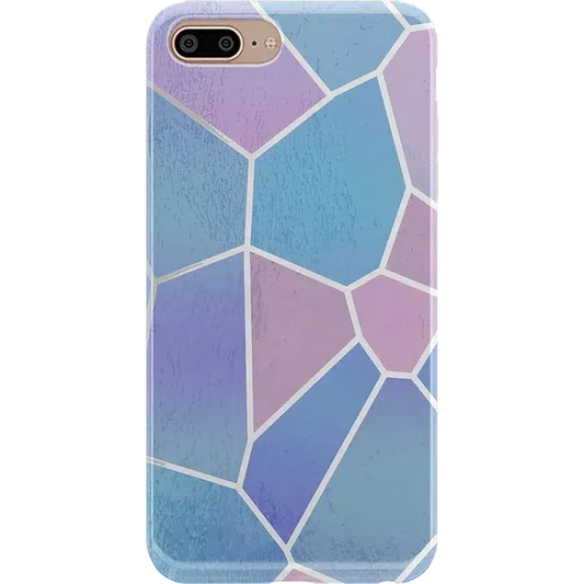 Other Side | Holographic Metallic Stained Glass Marble Case
