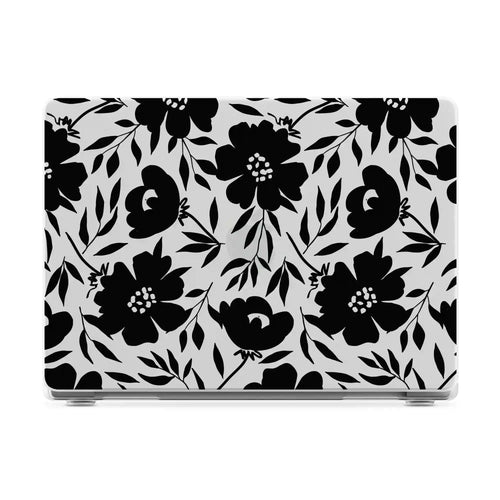 Dark Fantasy | Contrast Floral Laptop Shell