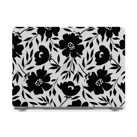 Dark Fantasy | Contrast Floral Laptop Shell