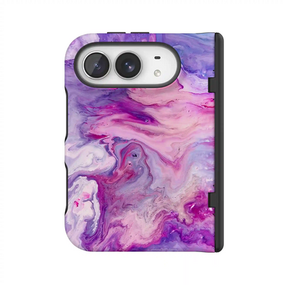 Tie Dying Over You | Purple Marble iPhone Case
