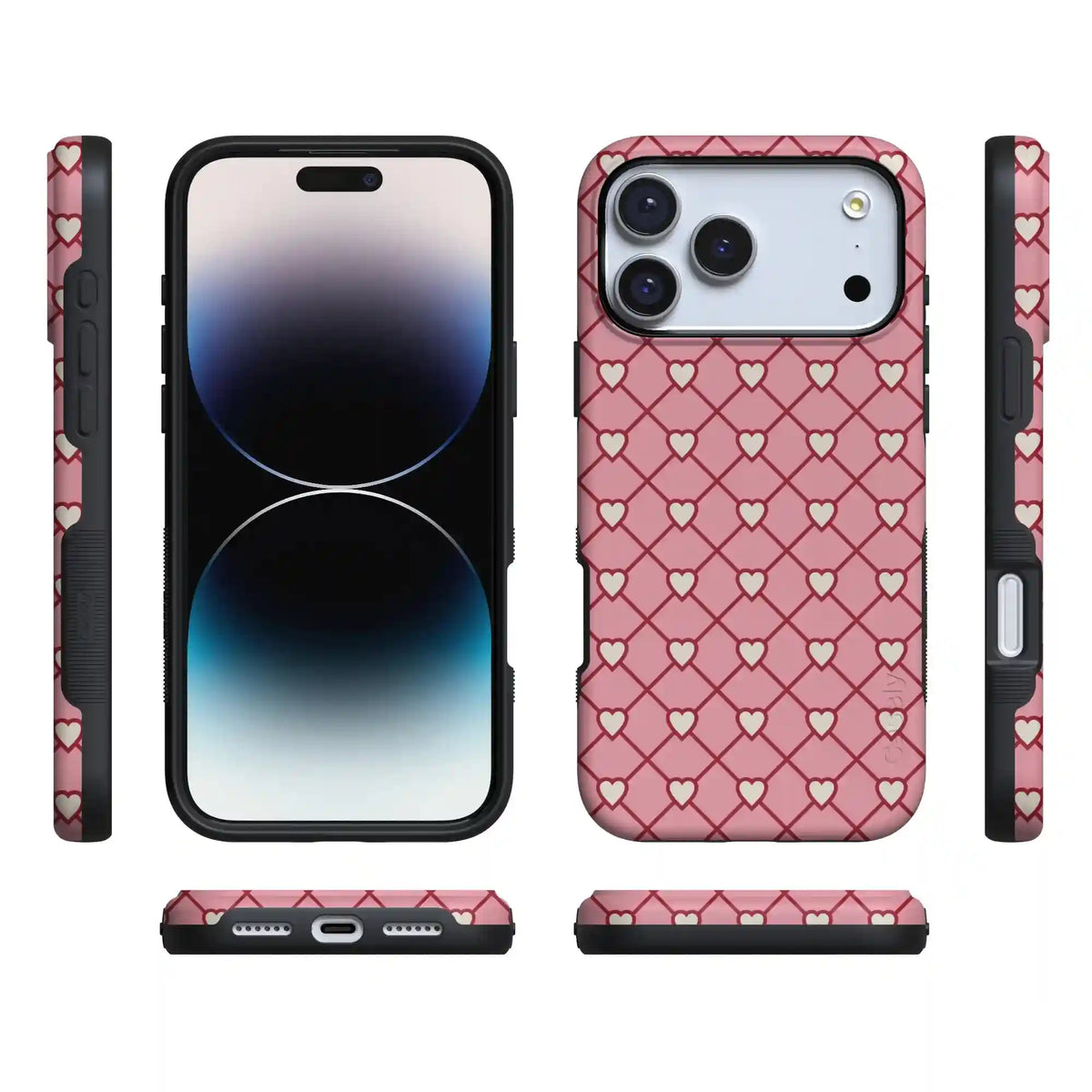 Love Locks | Pink Hearts Case