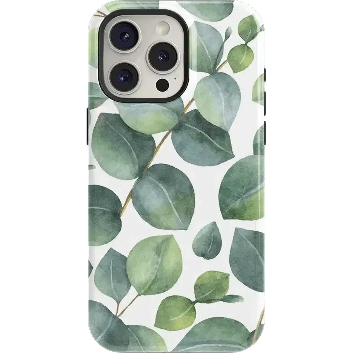 Leaf Me Alone | Green Floral Print Case