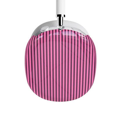 Stripes and the City | Pink & Purple Pinstripe AirPods Max Case