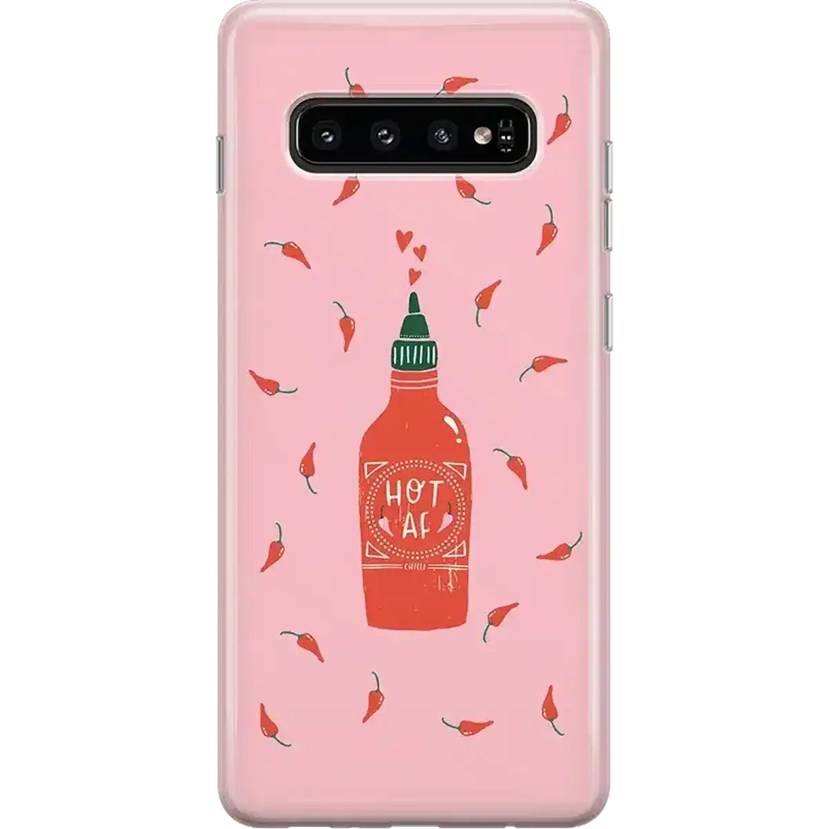 Spicy AF | Pink Chili Hot Sauce Samsung Case