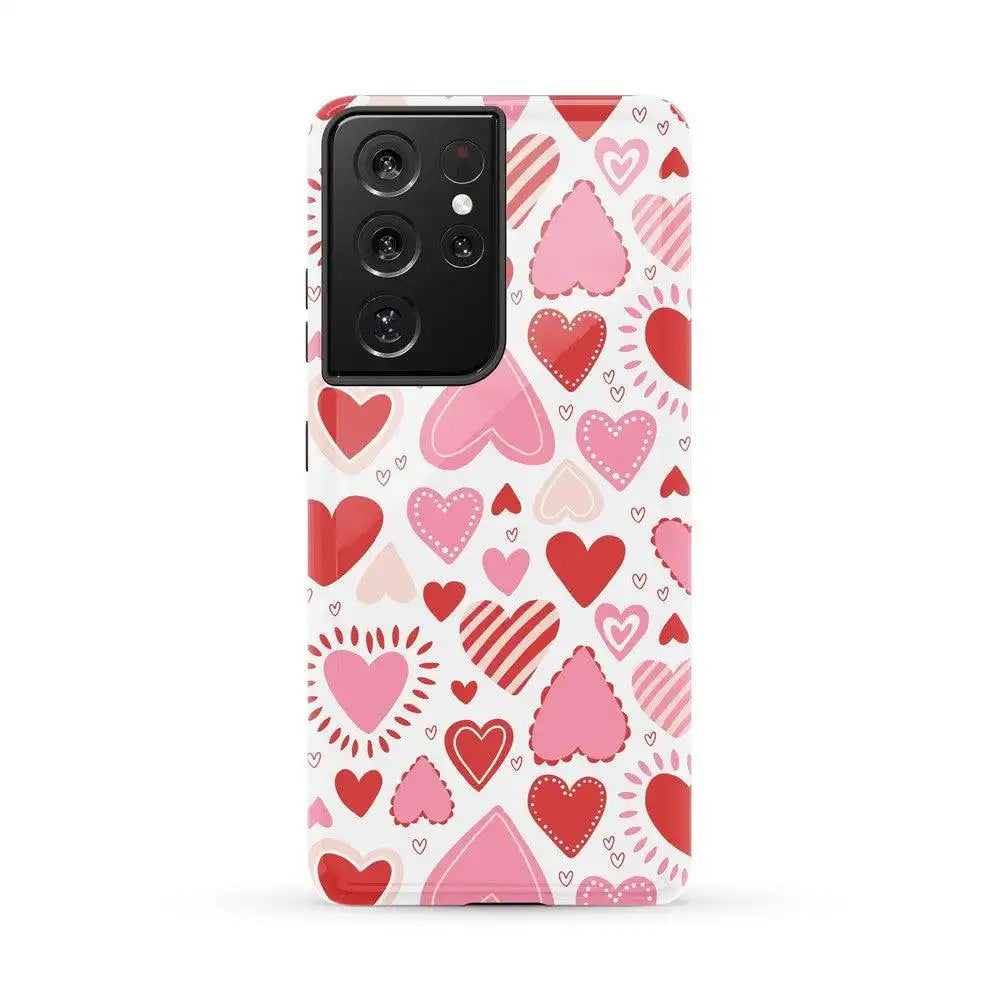 Love Struck | Heart Stickers Case