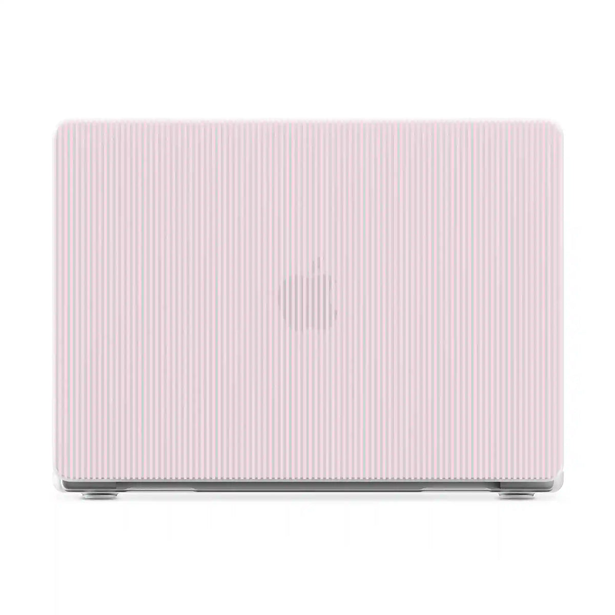 Stripes and the City | Light Pink Pinstripe Laptop Shell
